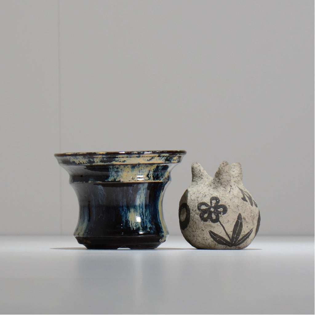 ヒノモトナツミ / 縁-ふち- /cone3_fu43_m/ 約φ12.5cm / 植木鉢