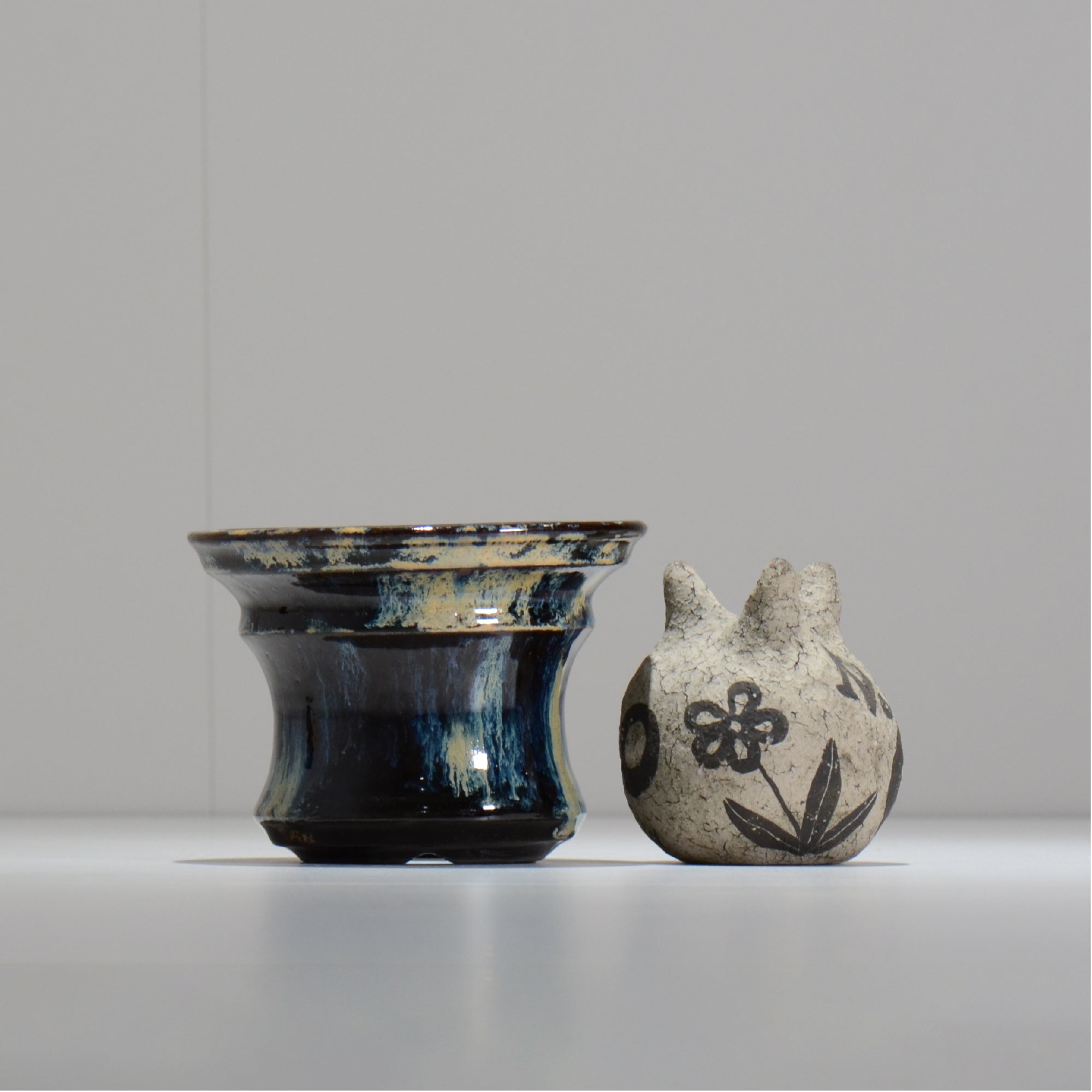 ヒノモトナツミ / 縁-ふち- /cone3_fu43_m/ 約φ12.5cm / 植木鉢
