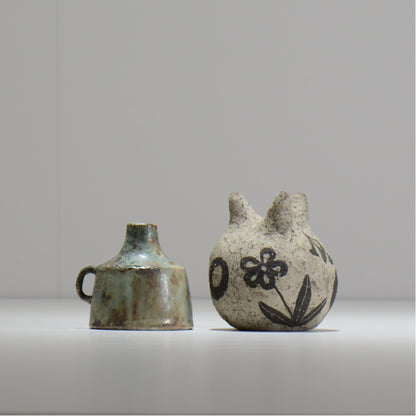 ヒノモトナツミ / 縁-ふち- /cone_ichi01_xs_/ 約φ6.3cm / 植木鉢