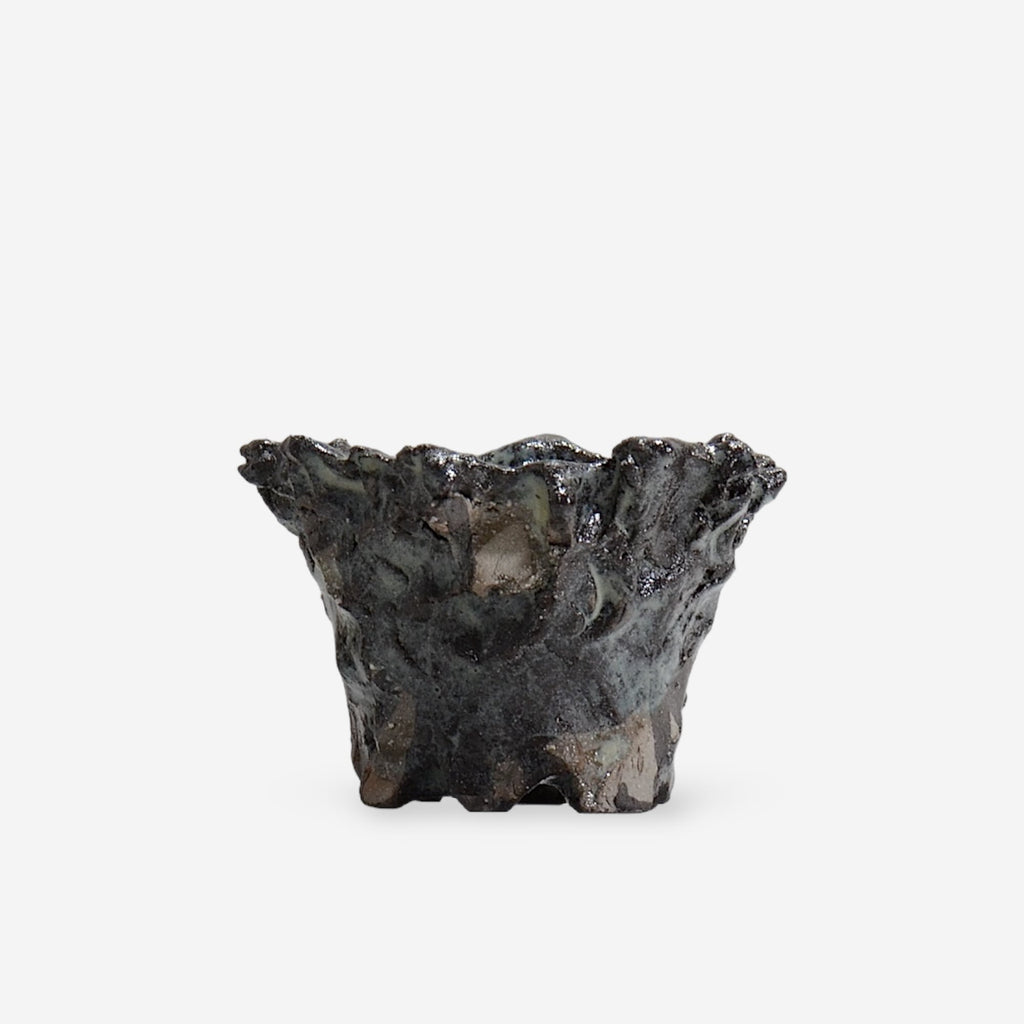 木村 貴史 / KUROSAI_BL007 /  約 φ10cm /  植木鉢