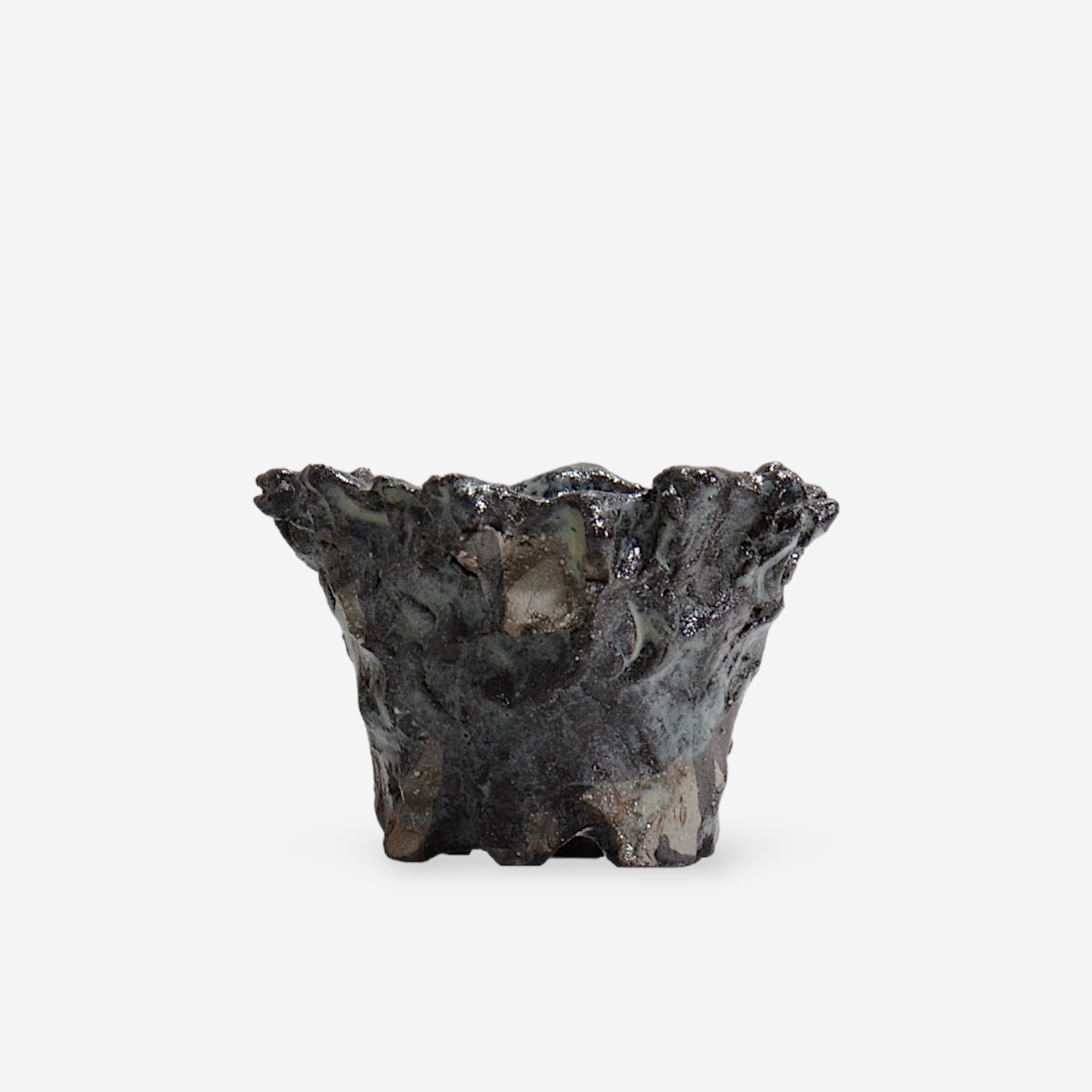木村 貴史 / KUROSAI_BL007 /  約 φ10cm /  植木鉢