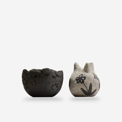 山田睦美 / egg bowl 015/ 約φ9cm / 植木鉢