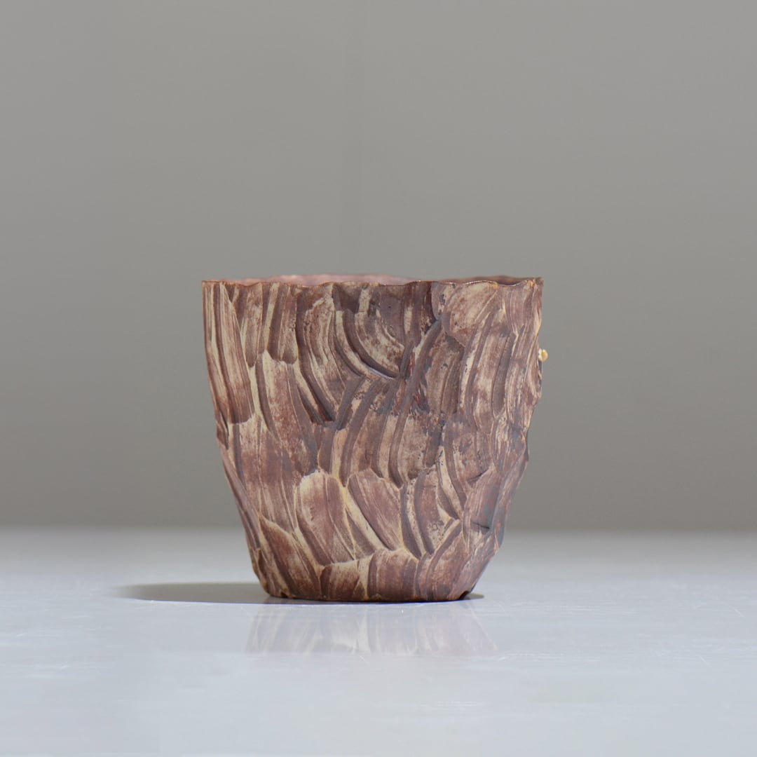 陶芸家イカンソク / ik_004 / 約φ9.5cm / 植木鉢
