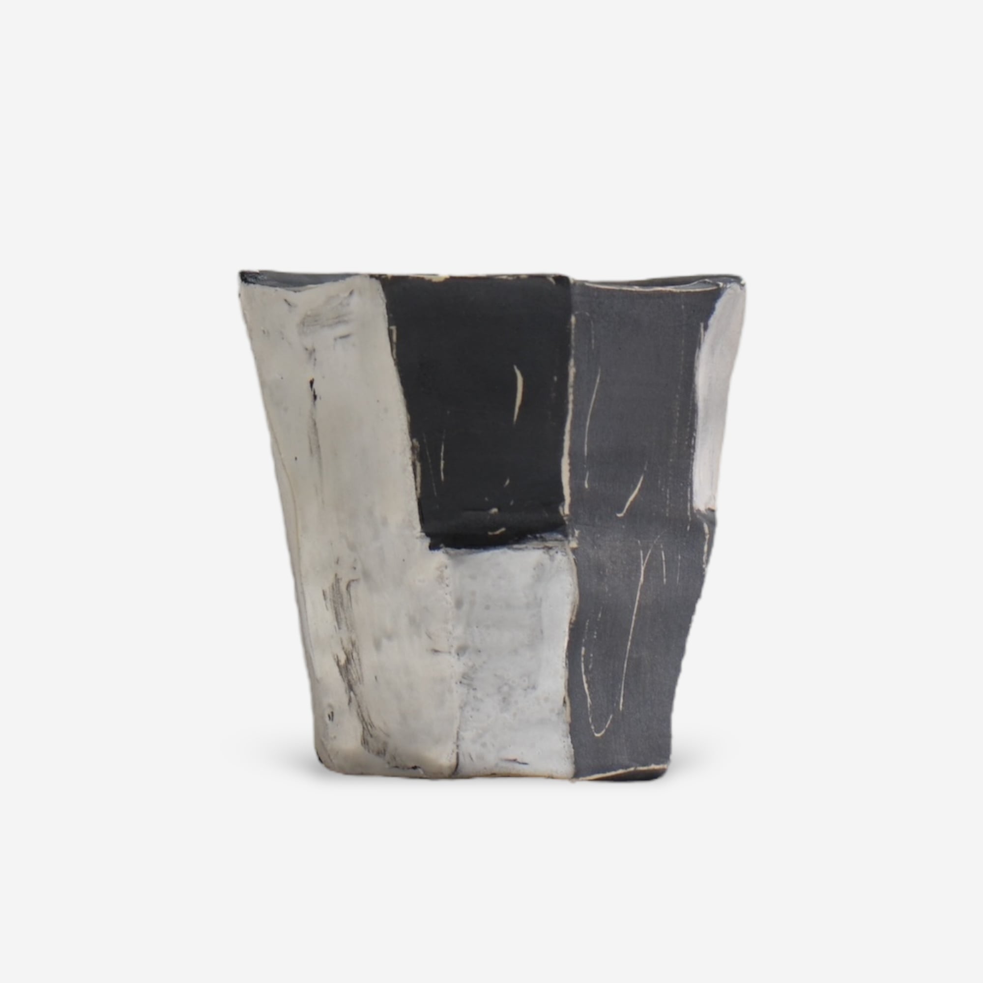 東絵里 kurogane02_01 / 銀彩 / M / 約φ10cm / 植木鉢