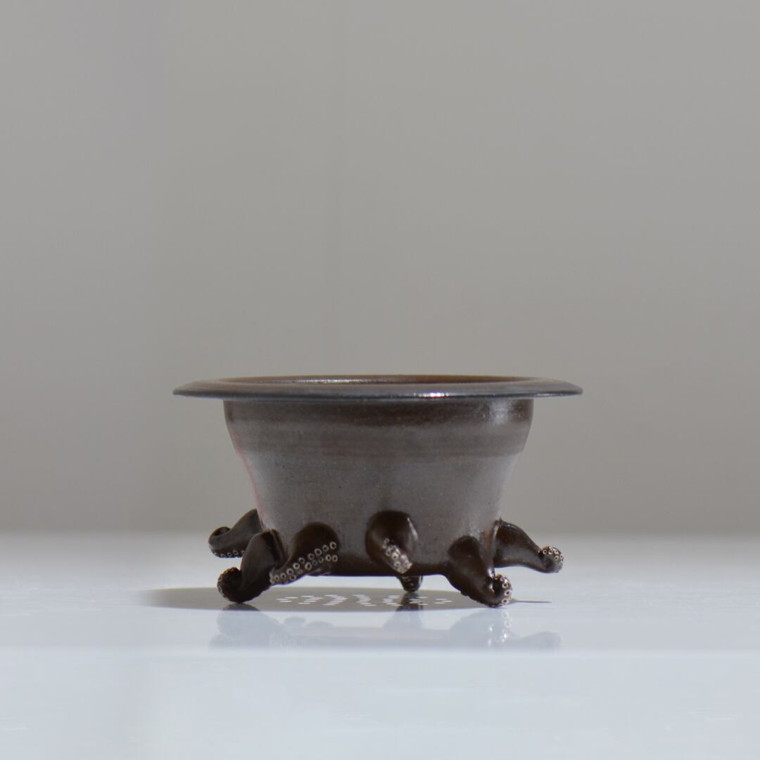 陶芸家イカンソク / ik_001 / 約φ12cm / 植木鉢