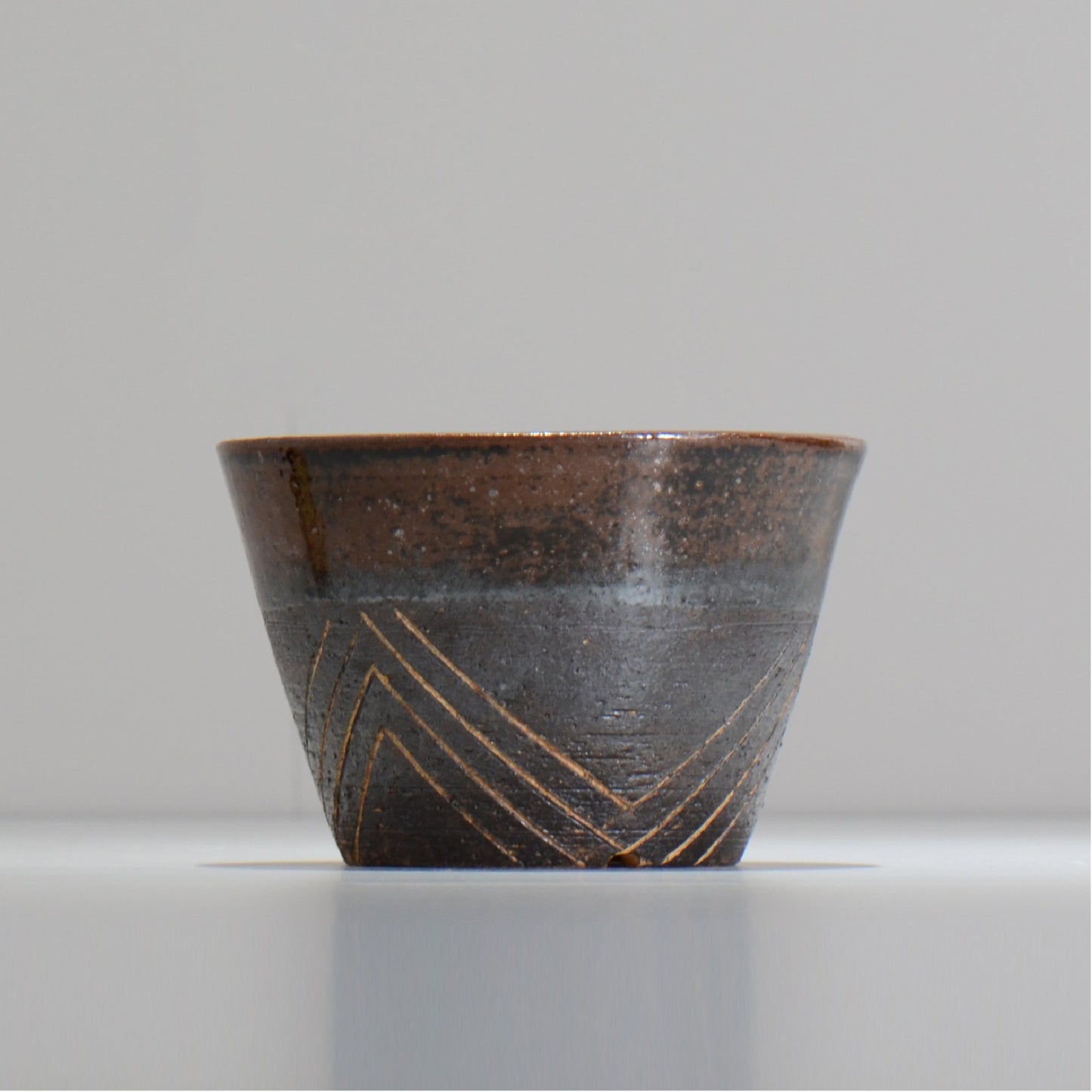 鈴木典子/  folk art  06/ 約 φ13.5cm / 植木鉢