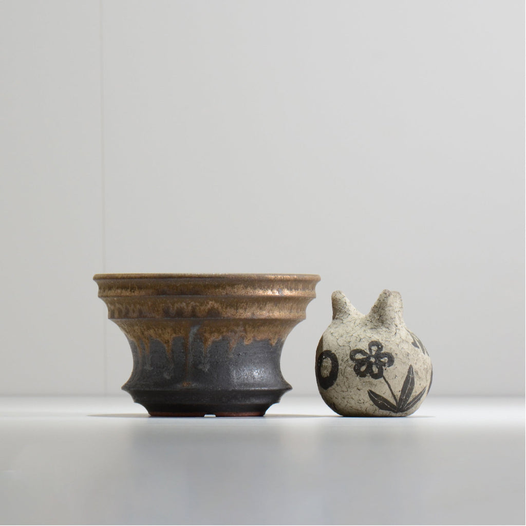 fuclay / FUCLAY black / fb2_11_m / 約 φ14.8cm / 植木鉢