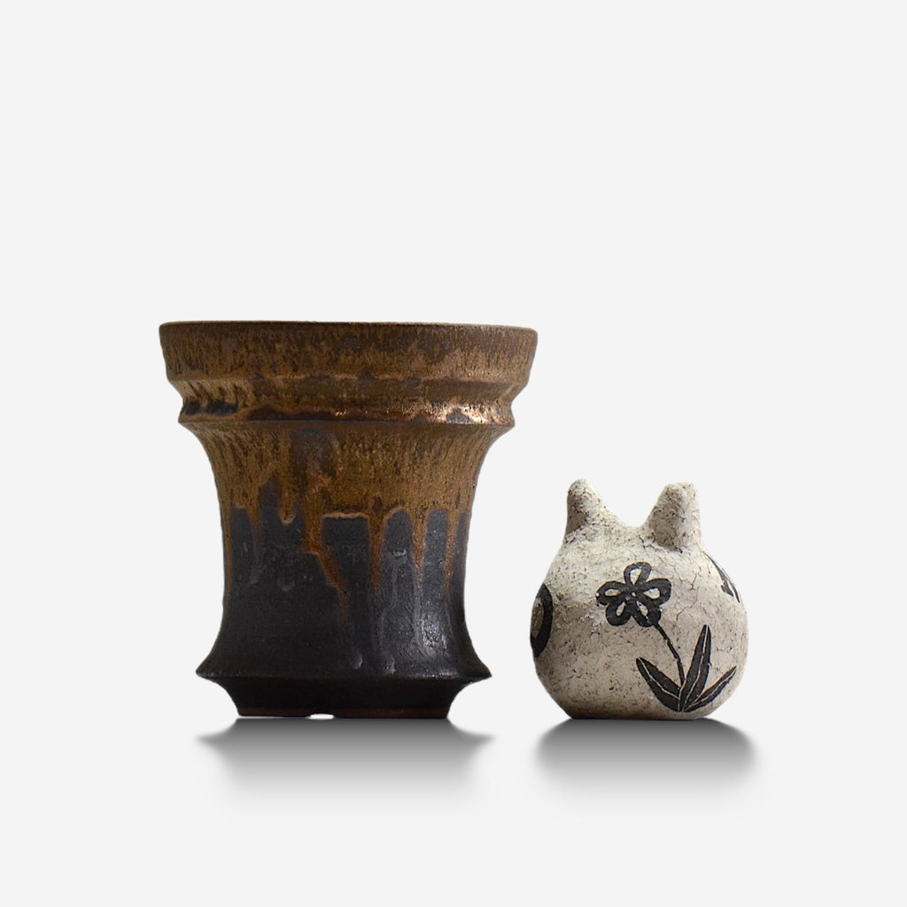 fuclay / FUCLAY black / fb_37 / 約 φ12.3cm / 植木鉢