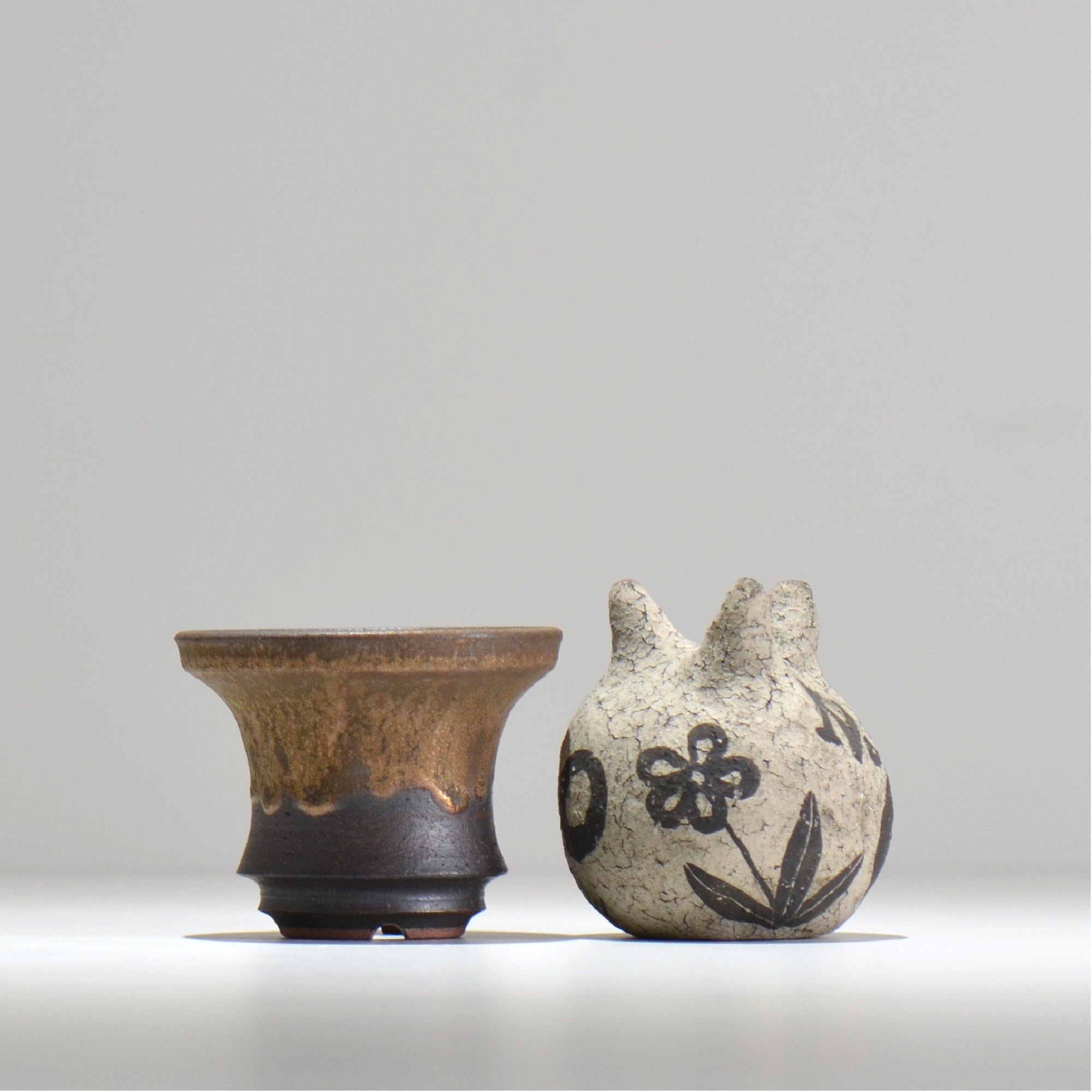 fuclay / FUCLAY black / fb3_01_xs / 約 φ8.6cm / 植木鉢