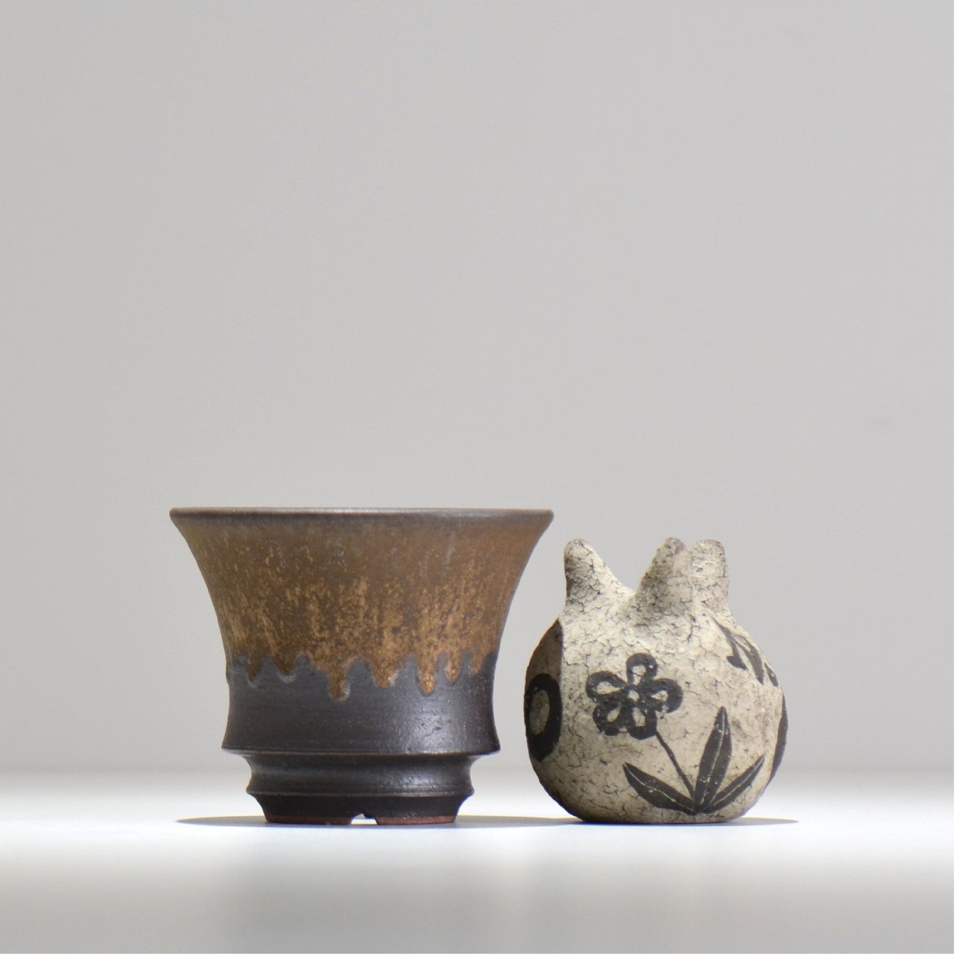 fuclay / FUCLAY black / fb3_03_s / 約 φ11cm / 植木鉢