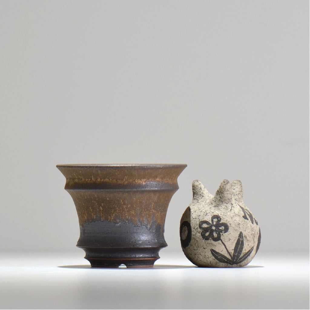 fuclay / FUCLAY black / fb3_12_m / 約 φ12.3cm / 植木鉢