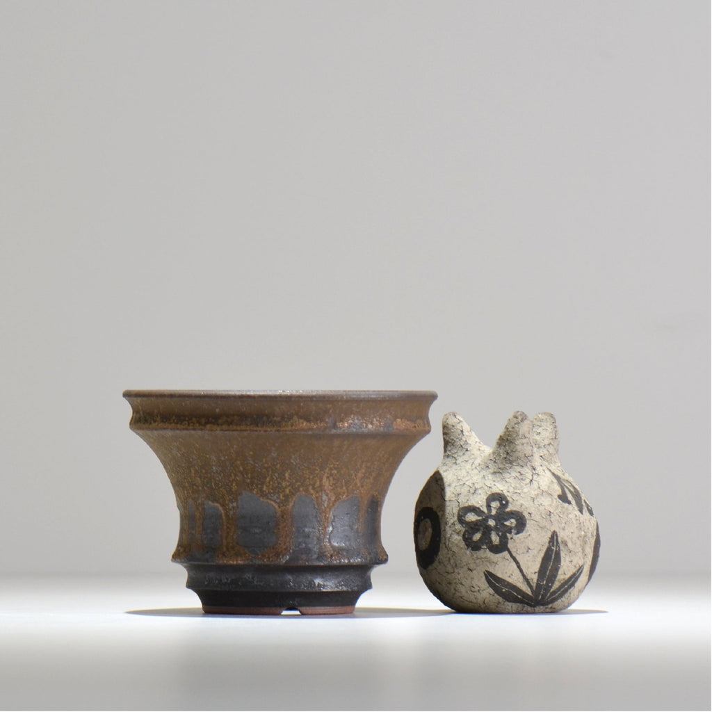 fuclay / FUCLAY black / fb3_13_m / 約 φ12.8cm / 植木鉢