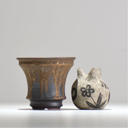 fuclay / FUCLAY black / fb3_14_m / 約 φ11.5cm / 植木鉢