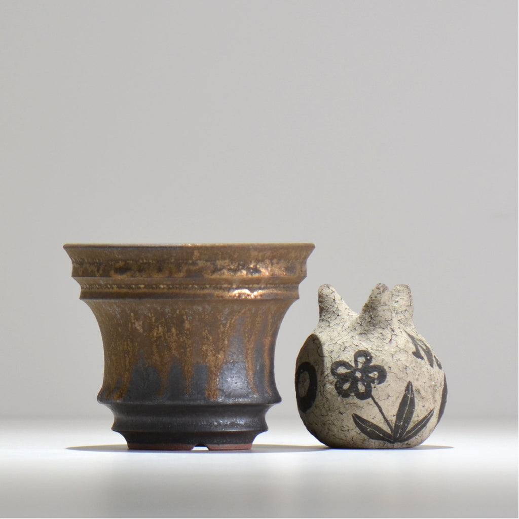 fuclay / FUCLAY black / fb3_22_m / 約 φ12.3cm / 植木鉢