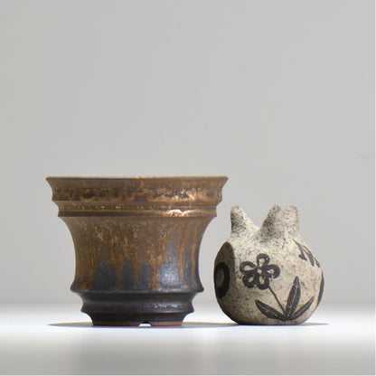 fuclay / FUCLAY black / fb3_22_m / 約 φ12.3cm / 植木鉢
