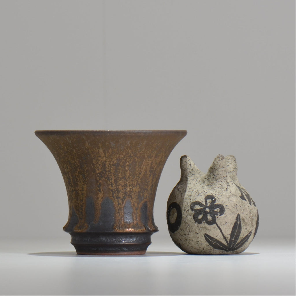 fuclay / FUCLAY black / fb3_23_m / 約 φ12.5cm / 植木鉢