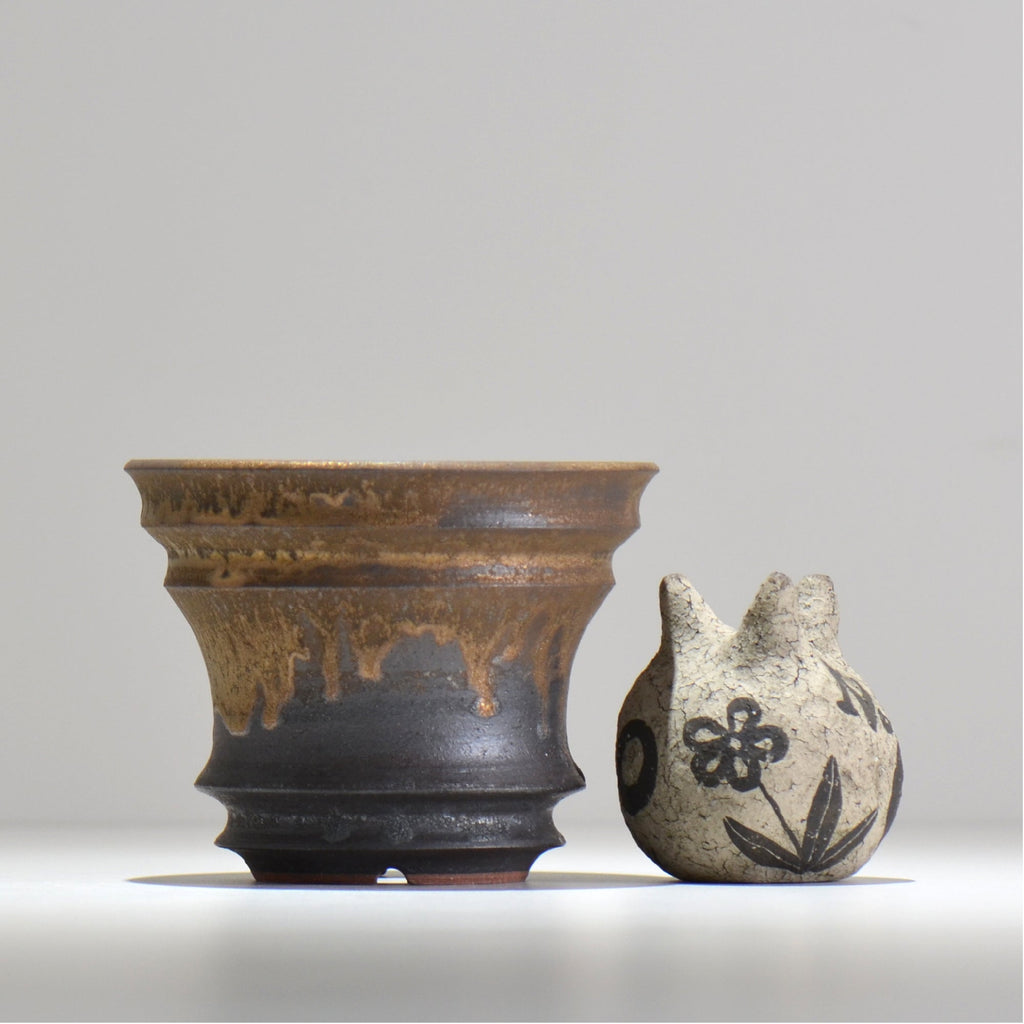 fuclay / FUCLAY black / fb3_27_m / 約 φ14cm / 植木鉢