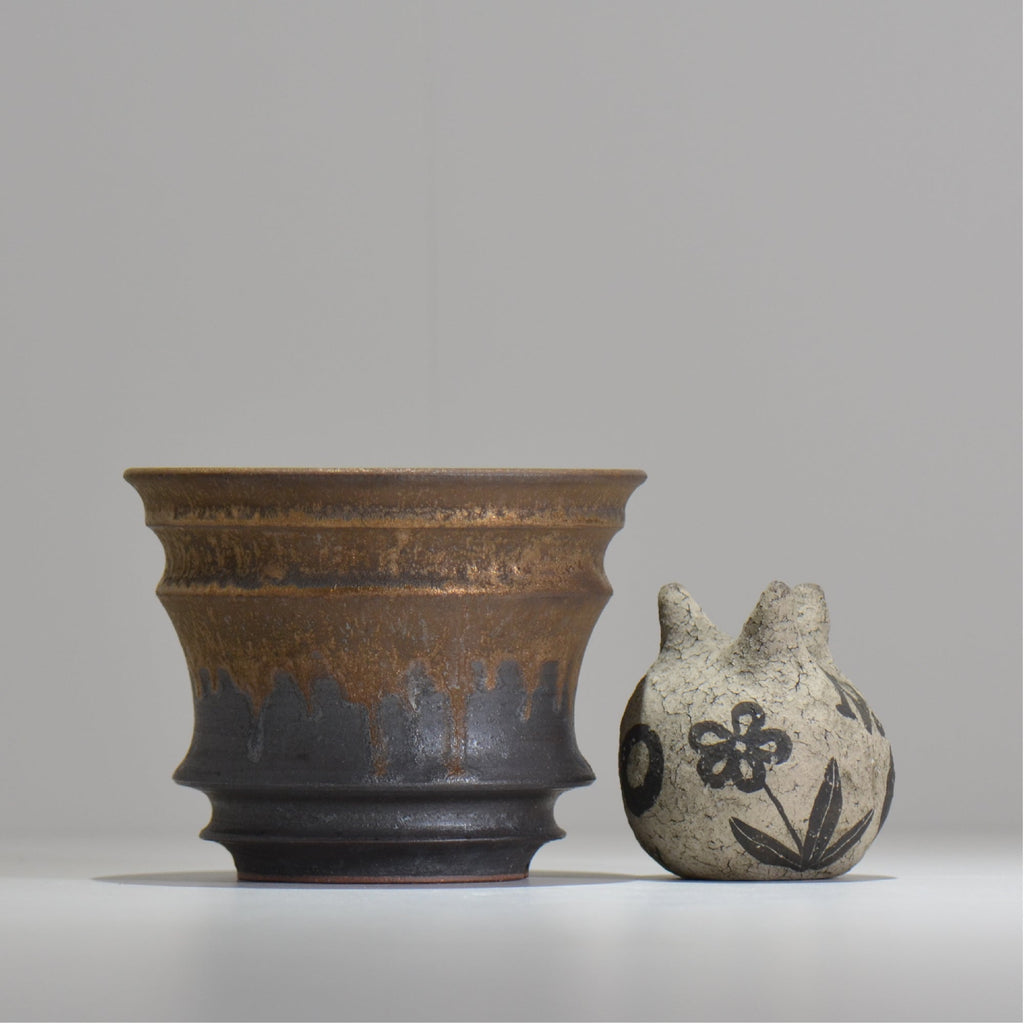 fuclay / FUCLAY black / fb3_29_m / 約 φ14cm / 植木鉢