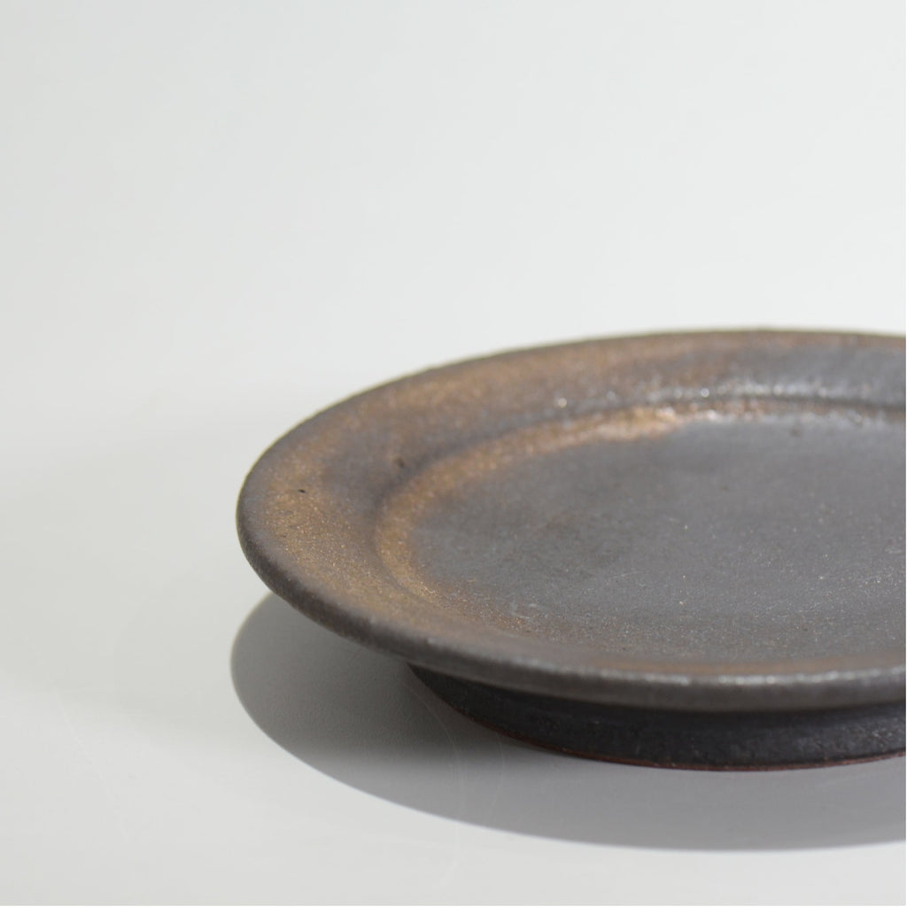 fuclay / FUCLAY black / fbp_01_s / 約 φ12cm / 鉢受け皿