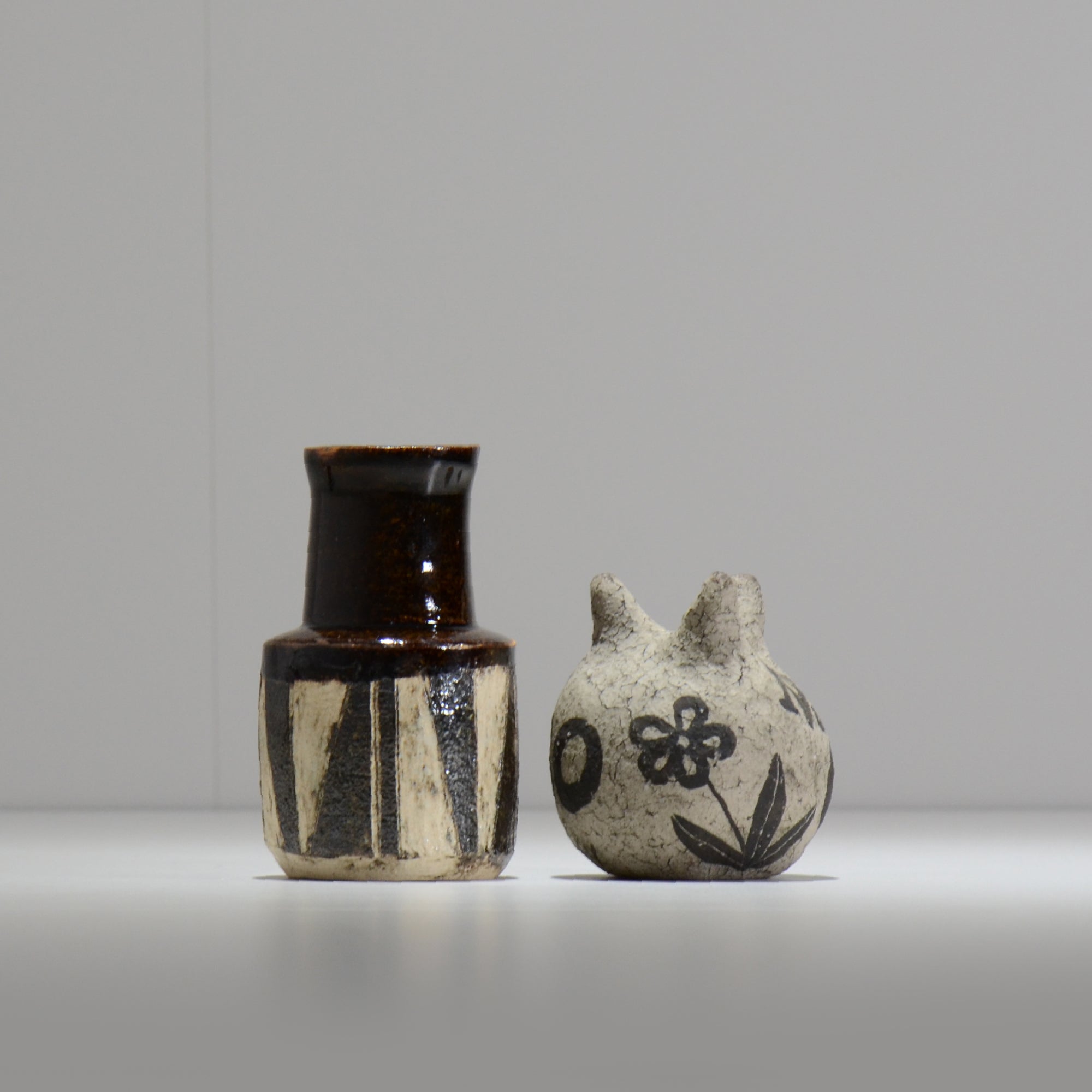 鈴木典子/ 一輪挿し / folk art02_ichi01 / 約 φ7cm / 花瓶