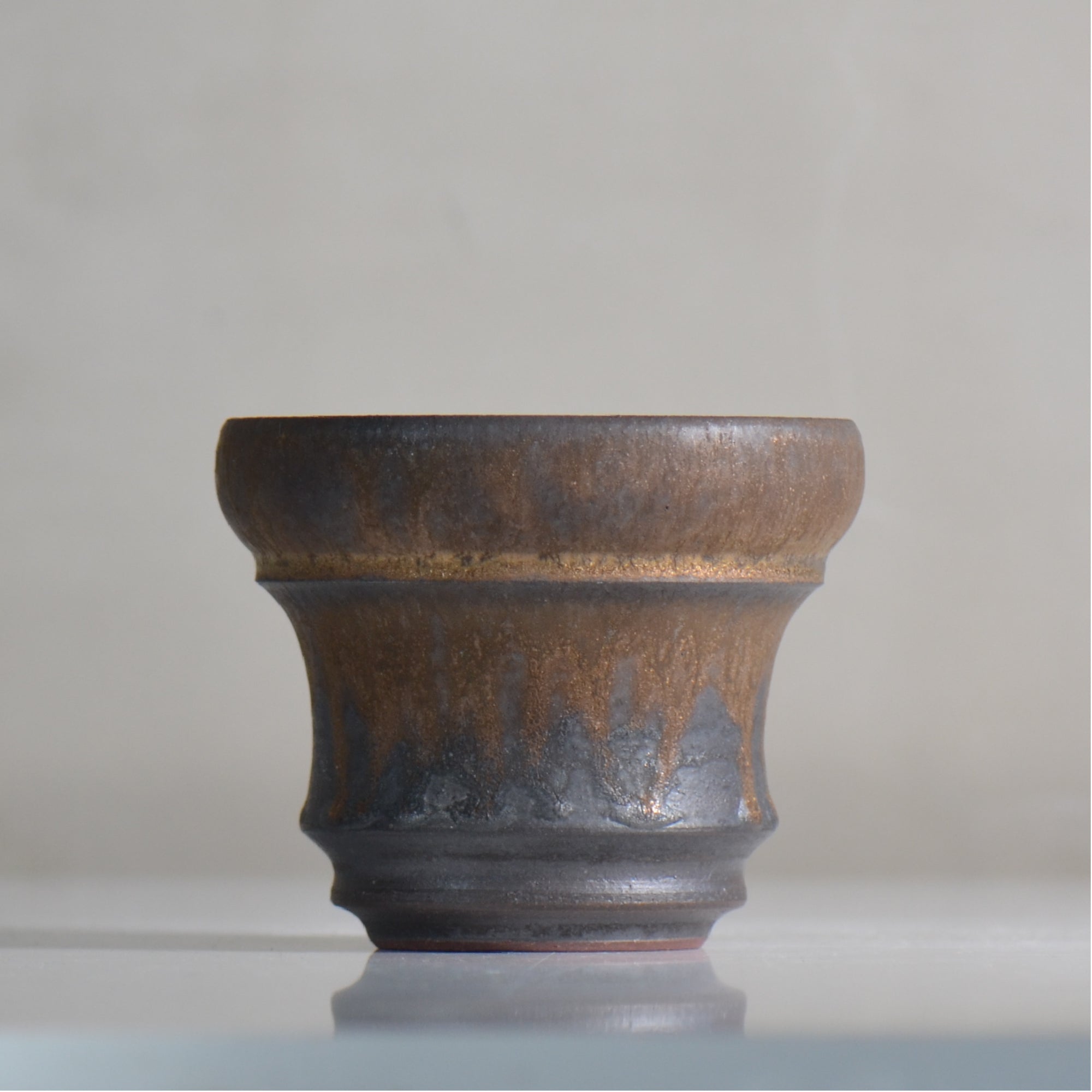 【新品】④YTYF 鉢 W約12.5cm ×H約7.7cm　マレーシア fuclay / FUCLAY black / fu4_fb05_s / 約 φ11.7cm / 植木鉢 – ハチラボ