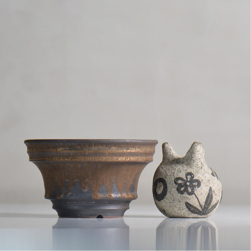 fuclay / FUCLAY black / fu4_fb06_m / 約 φ14.5cm / 植木鉢