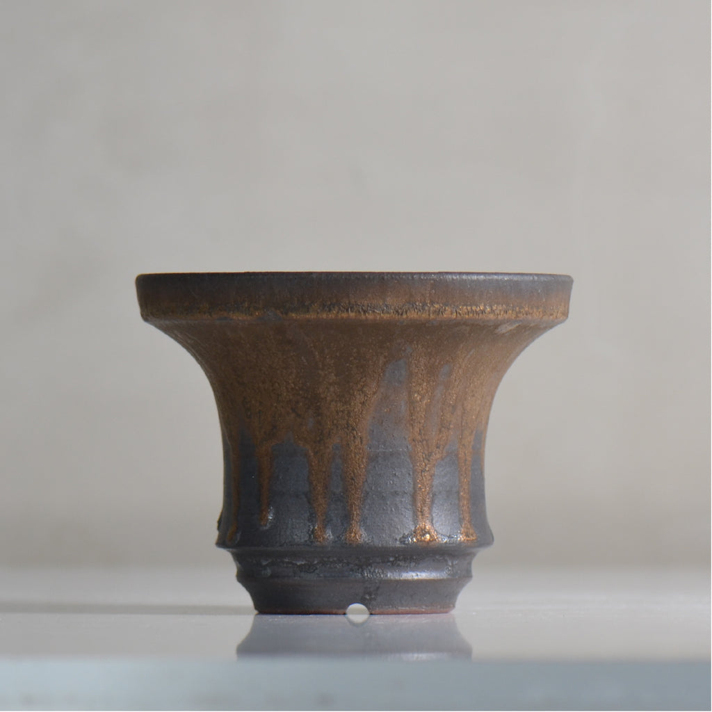 fuclay / FUCLAY black / fu4_fb08_m / 約 φ13.6cm / 植木鉢