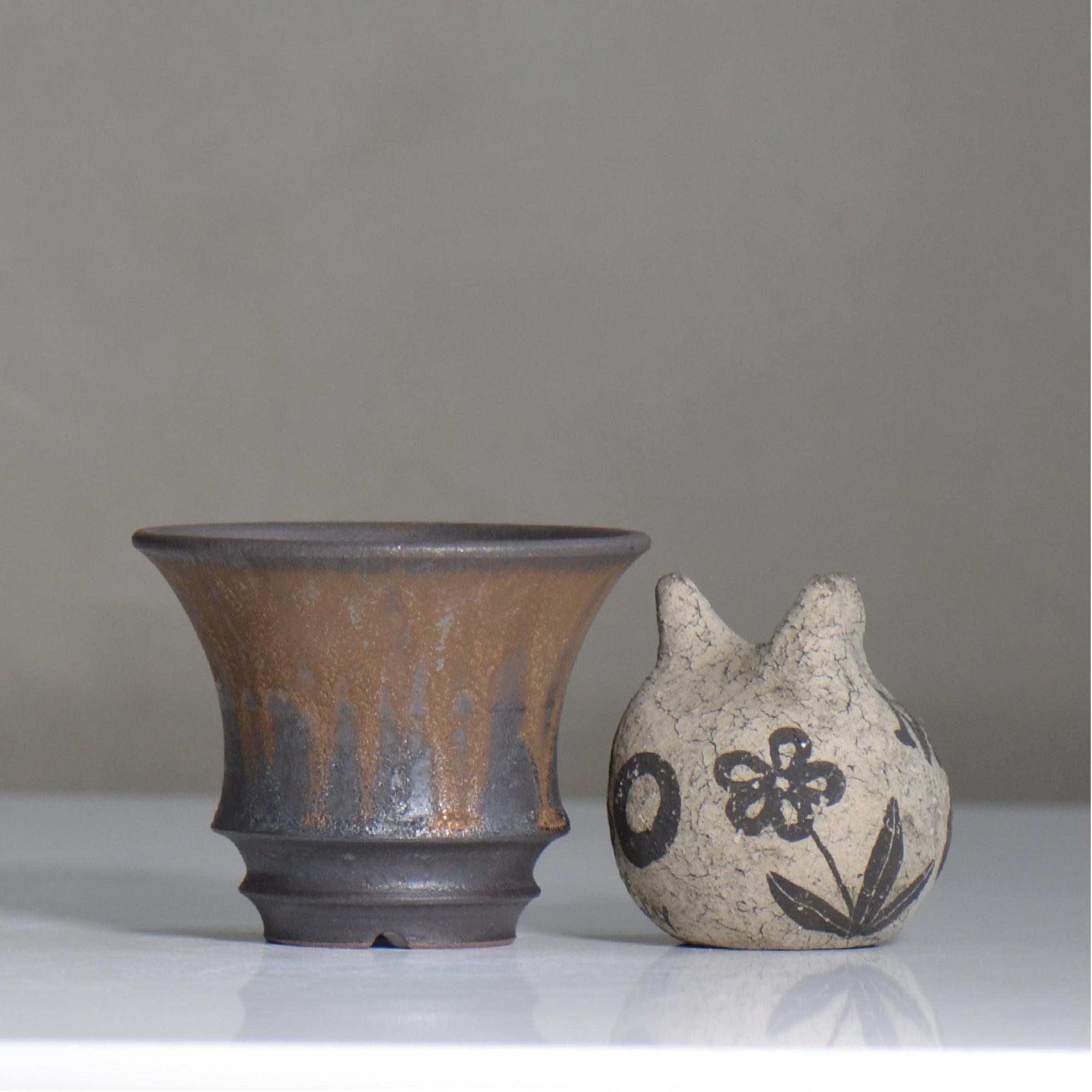 fuclay / FUCLAY black / fu5_fb04_s / 約 φ11.5cm / 植木鉢