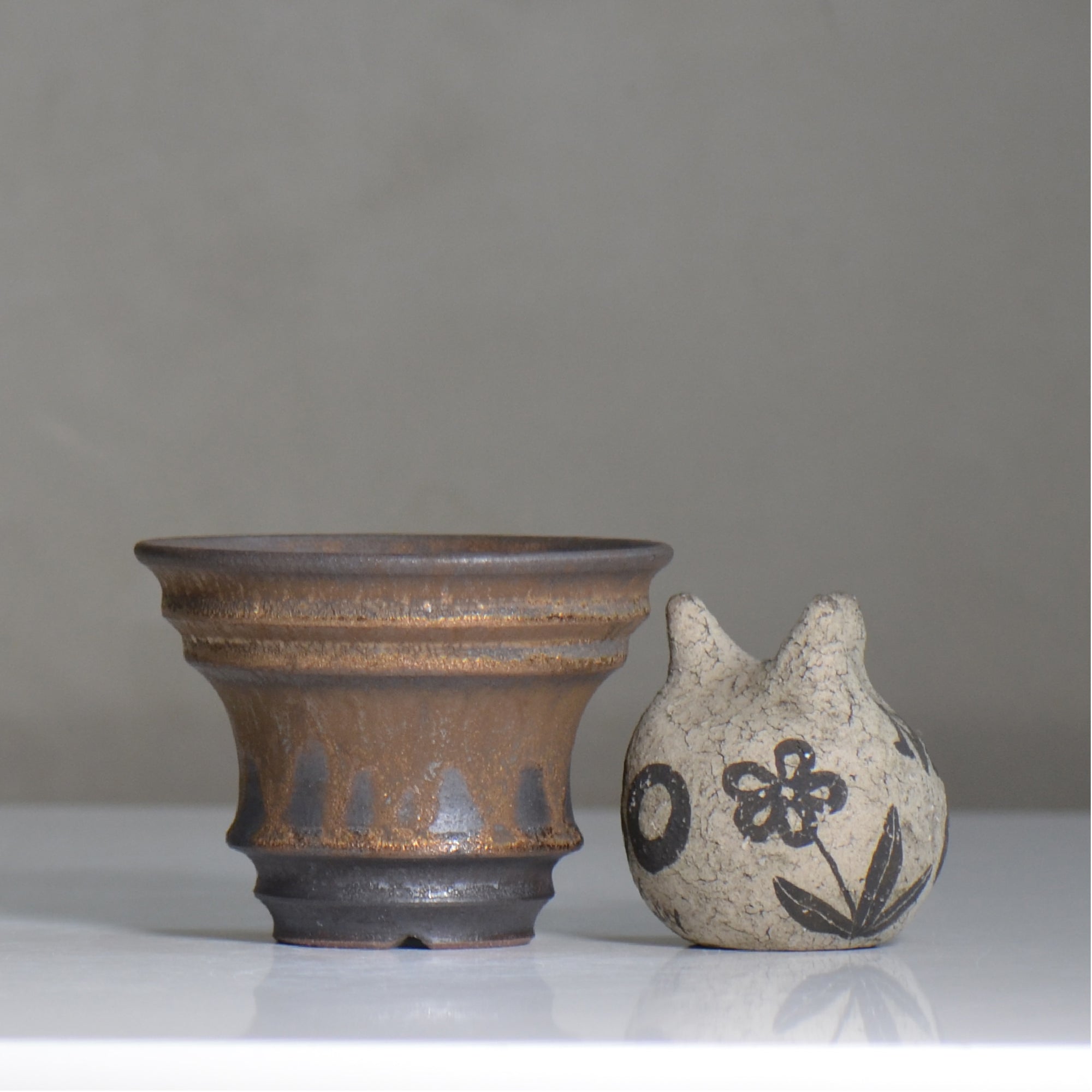 fuclay / FUCLAY black / fu5_fb07_m / 約 φ12.5cm / 植木鉢