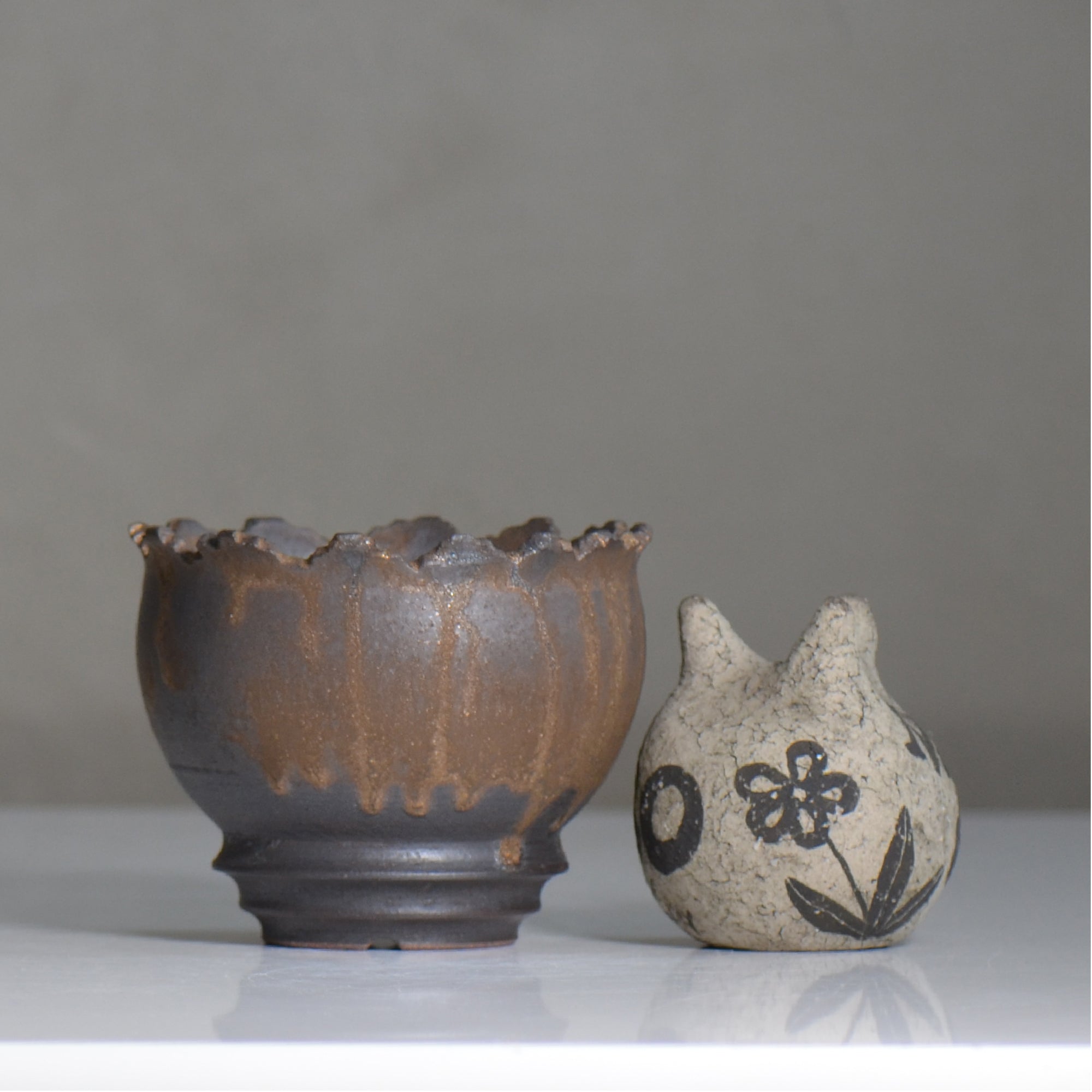 fuclay / FUCLAY black / fu5_fb11_s / 約 φ12cm / 植木鉢