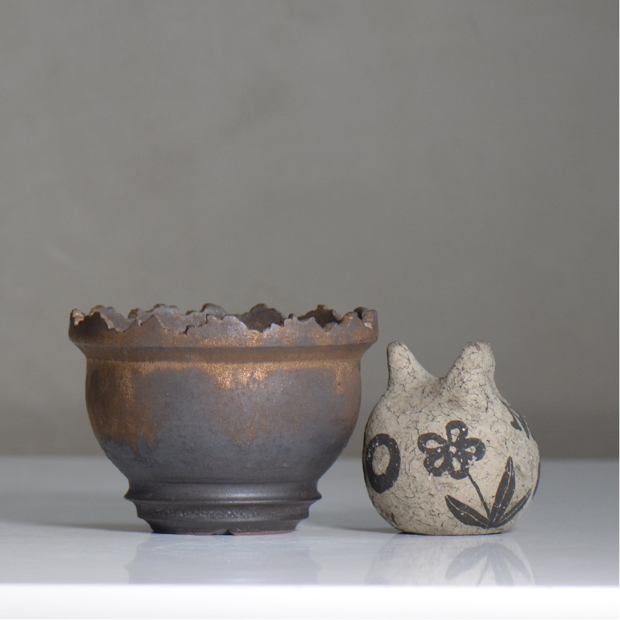 fuclay / FUCLAY black / fu5_fb12_m / 約 φ13cm / 植木鉢