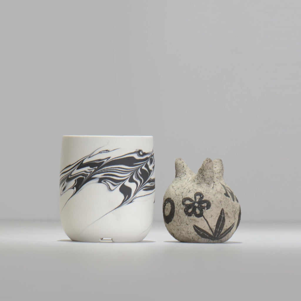 山本真郎 / 白仙-hakusen004 / S / 約φ8.3cm / 植木鉢