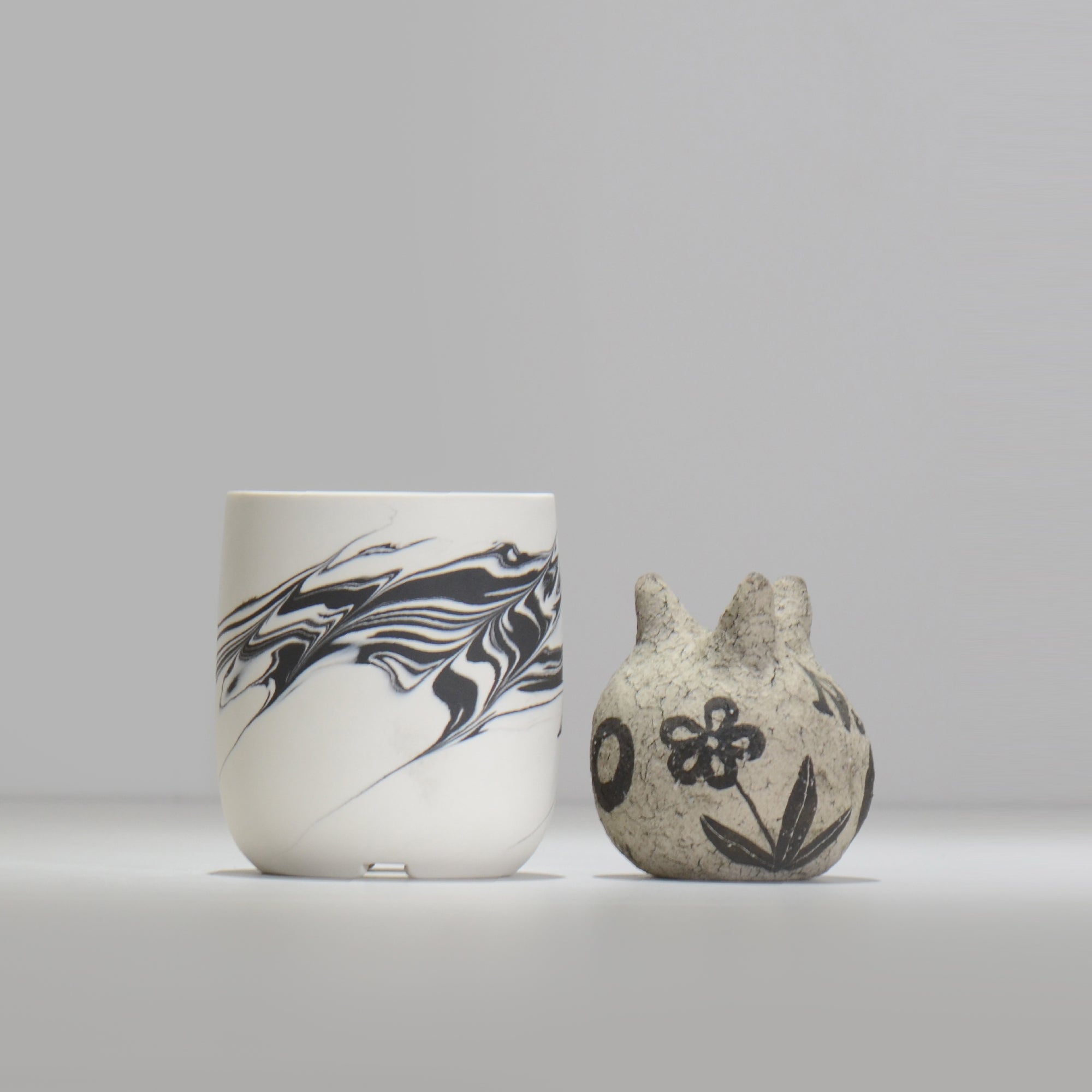 山本真郎 / 白仙-hakusen004 / S / 約φ8.3cm / 植木鉢