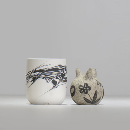 山本真郎 / 白仙-hakusen004 / S / 約φ8.3cm / 植木鉢