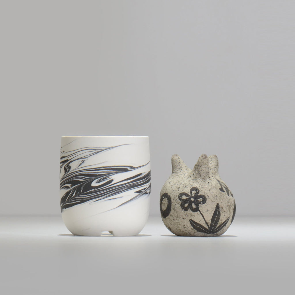 山本真郎 / 白仙-hakusen006 / S / 約φ8.3cm / 植木鉢