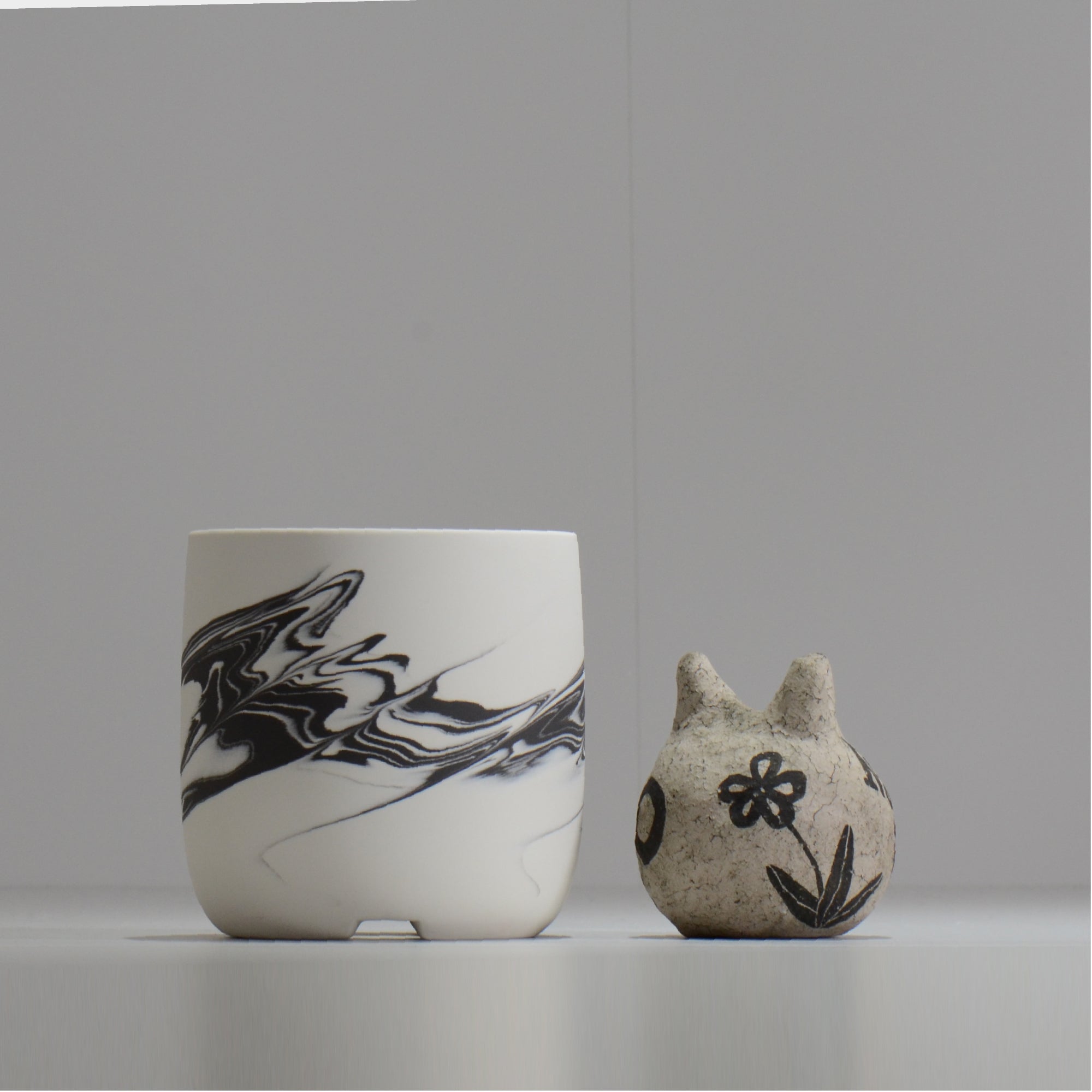 山本真郎 / 白仙-hakusen012 / M / 約φ10.6cm / 植木鉢