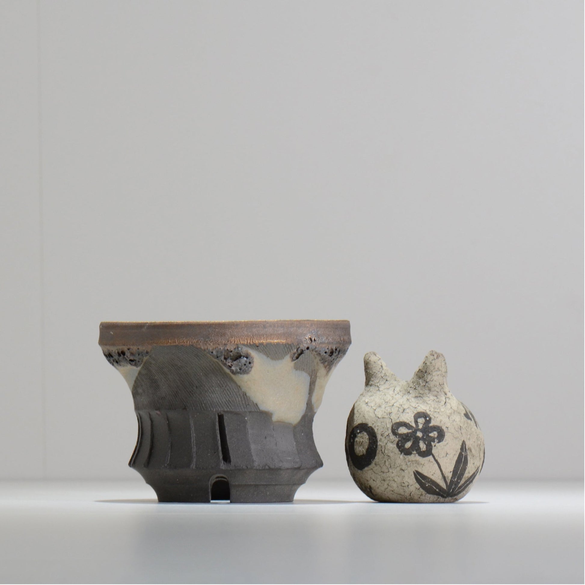 穂髙隆児 /hekiun01_08/ 約φ13.9cm / 植木鉢