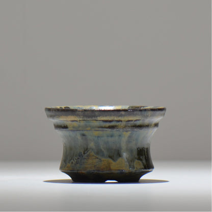 ヒノモトナツミ / 鈍-にび- / hn01_29nibi_s /  約 φ11.8cm / 植木鉢
