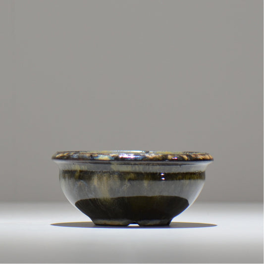 ヒノモトナツミ / 鈍-にび- / hn01_30nibi_m /  約 φ13.5cm / 植木鉢