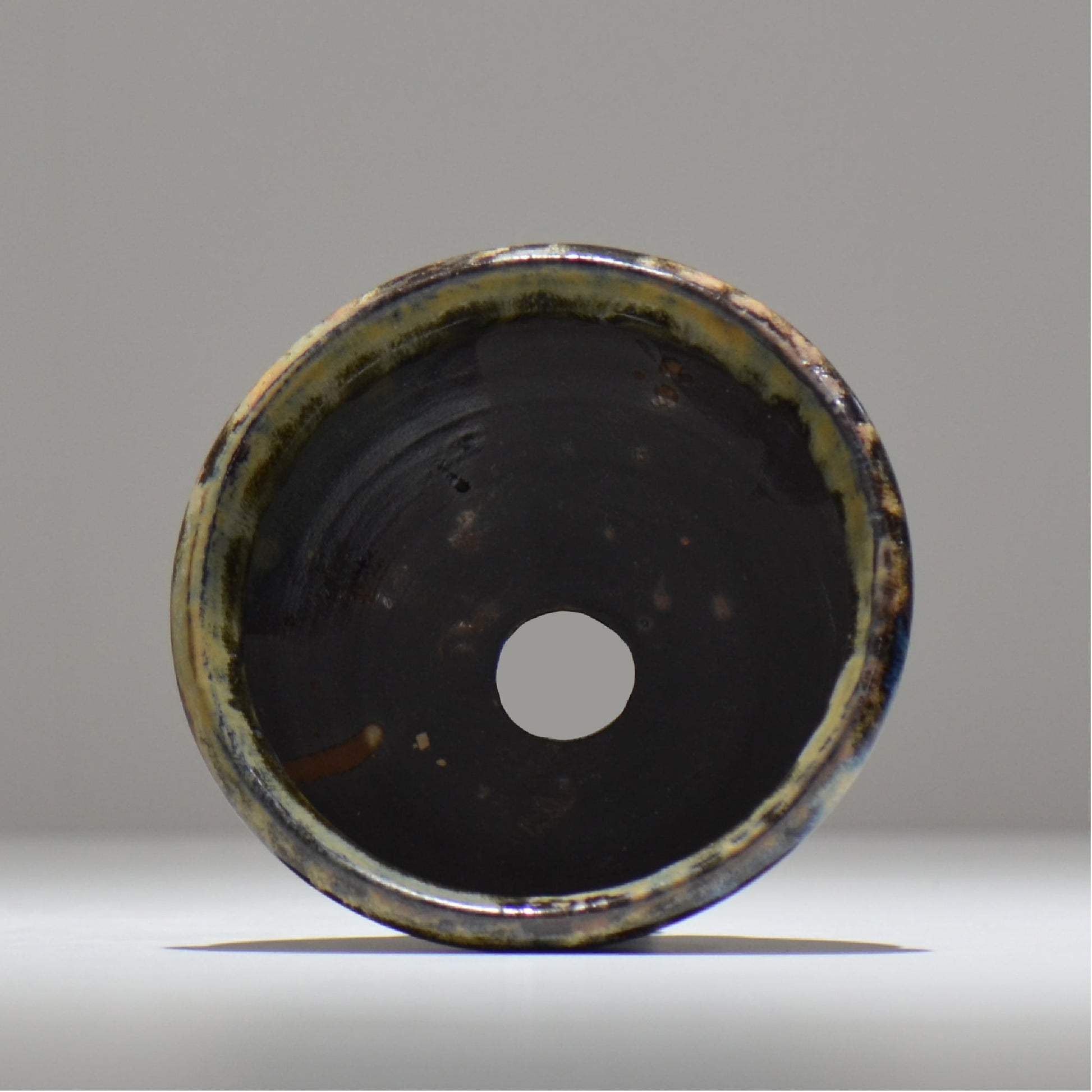 ヒノモトナツミ / 鈍-にび- / hn01_30nibi_m /  約 φ13.5cm / 植木鉢