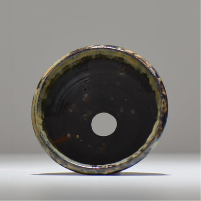 ヒノモトナツミ / 鈍-にび- / hn01_30nibi_m /  約 φ13.5cm / 植木鉢