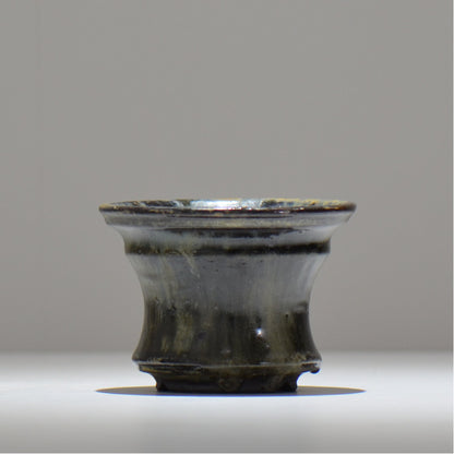 ヒノモトナツミ / 鈍-にび- / hn01_32nibi_m /  約 φ12.3cm / 植木鉢