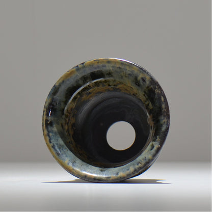 ヒノモトナツミ / 鈍-にび- / hn01_32nibi_m /  約 φ12.3cm / 植木鉢