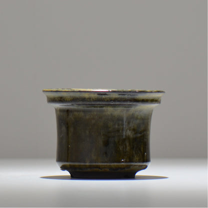 ヒノモトナツミ / 鈍-にび- / hn01_33nibi_m /  約 φ12.7cm / 植木鉢
