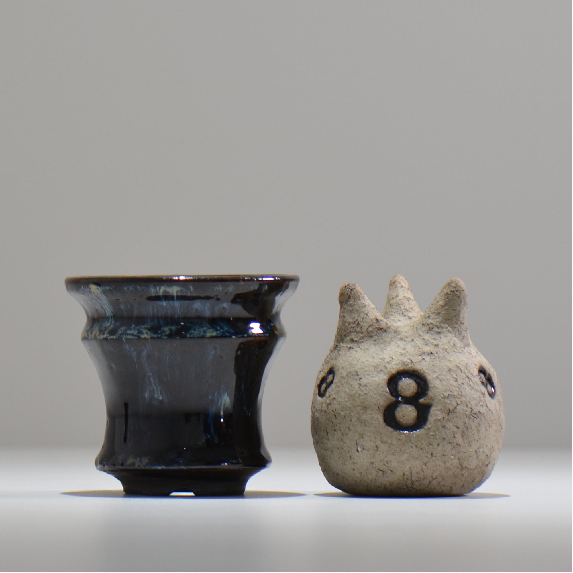 ヒノモトナツミ / 縁-ふち- / hn01_10fuchi_xs /  約 φ8.8cm / 植木鉢