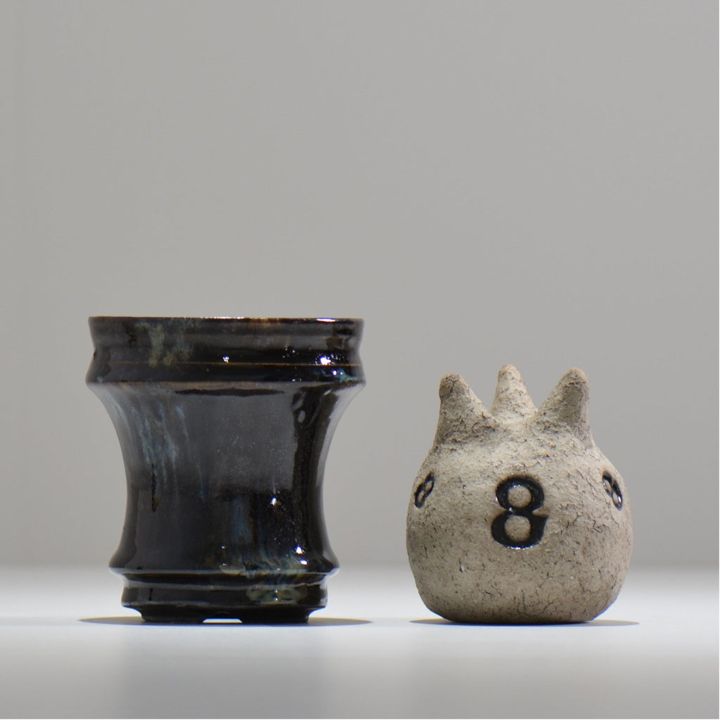 ヒノモトナツミ / 縁-ふち- / hn01_12fuchi_xs /  約 φ8.8cm / 植木鉢