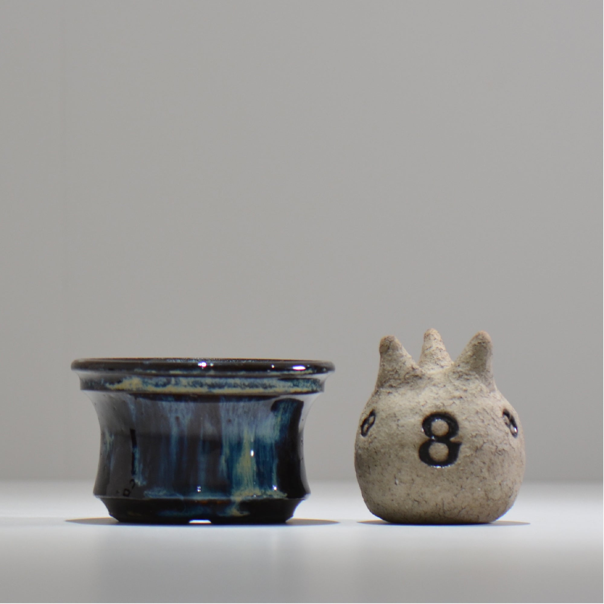 ヒノモトナツミ / 縁-ふち- / hn01_14fuchi_s /  約 φ11.3cm / 植木鉢