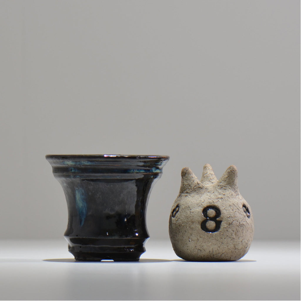 ヒノモトナツミ / 縁-ふち- / hn01_15fuchi_s /  約 φ10.6cm / 植木鉢