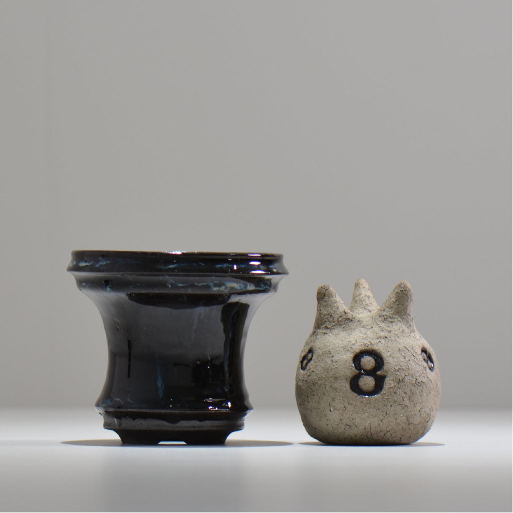 ヒノモトナツミ / 縁-ふち- / hn01_17fuchi_s /  約 φ10.5cm / 植木鉢