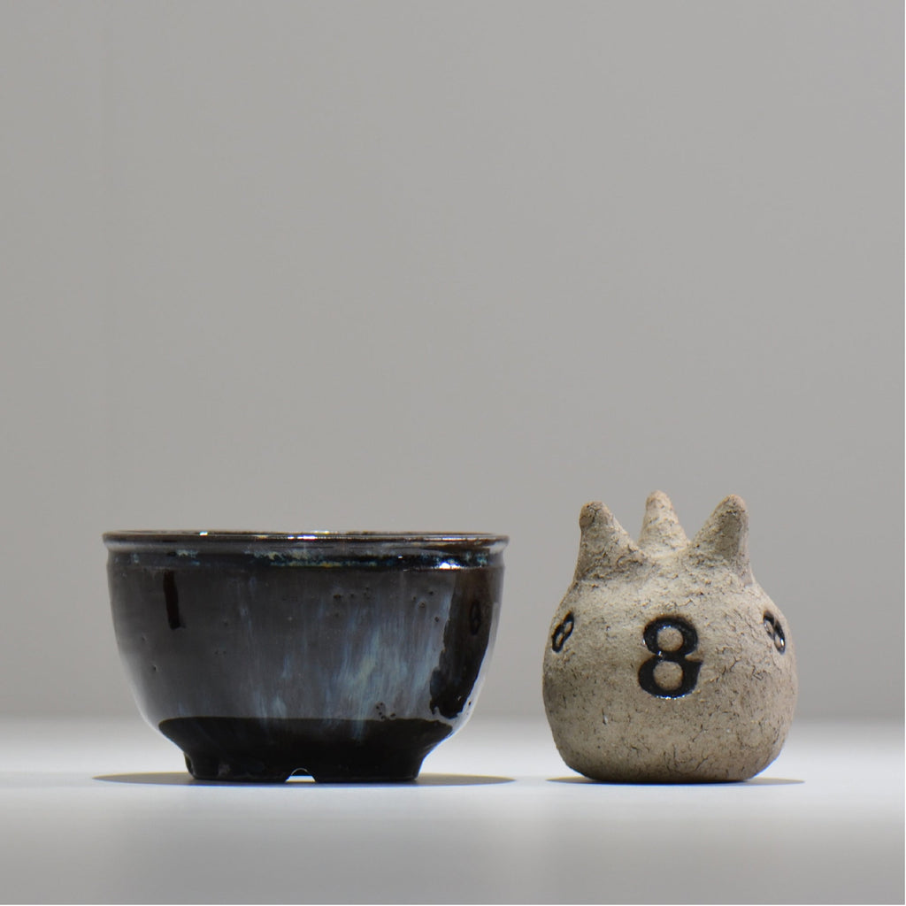 ヒノモトナツミ / 縁-ふち- / hn01_19fuchi_s /  約 φ11.6cm / 植木鉢